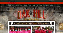 Desktop Screenshot of oakhillhoops.com