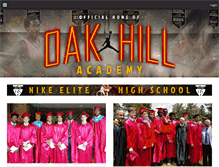 Tablet Screenshot of oakhillhoops.com